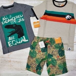 Gymboree Jurassic World Dino Stroll Outfit Size 5T NWT